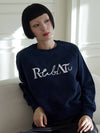 Lettering Logo Sweatshirt NAVY - RUBATI - BALAAN 6