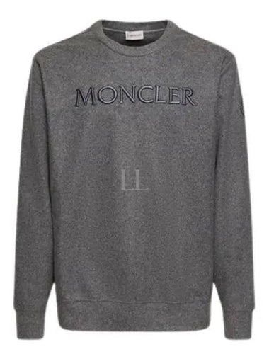 103484 Logo Sweatshirt 8G00030 89A7F 987 - MONCLER - BALAAN 1