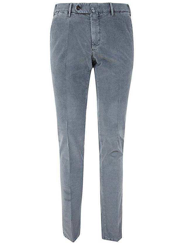 Pt01 Flat Front Trousers With Diagonal Pockets Clothing - PT01 - BALAAN 1