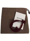 Intrecciato Double Line Bracelet Wine - BOTTEGA VENETA - BALAAN 2