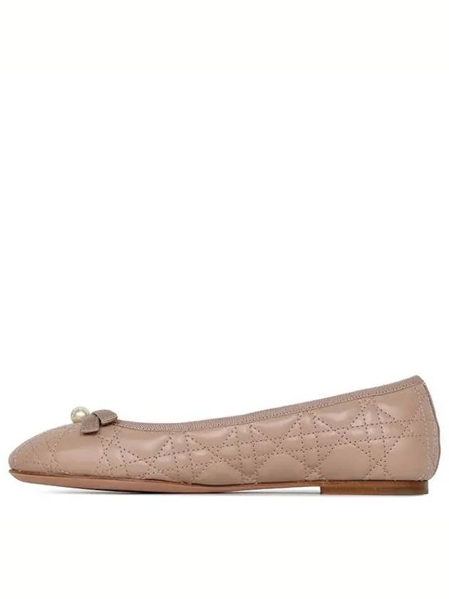 Quilted Cannage Calfskin Ballerina Flat Pink - DIOR - BALAAN 3