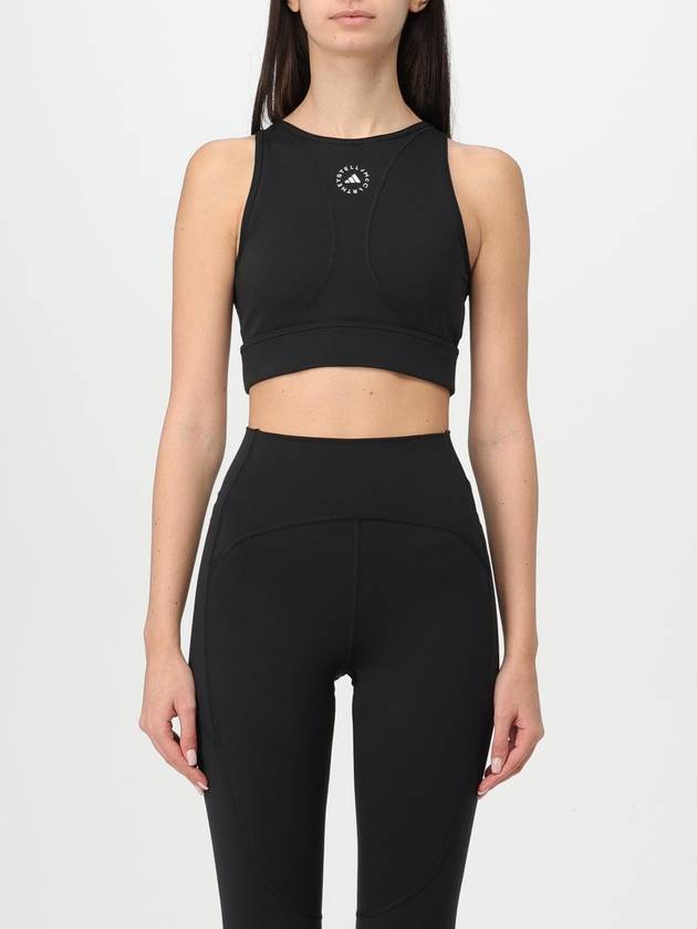 Women s By Stella McCartney True Strength Yoga Cropped Sleeveless Black - ADIDAS - BALAAN 2