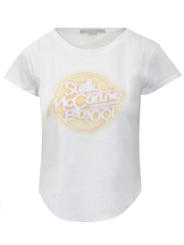 logo print tshirt 6J02843SPY90 - STELLA MCCARTNEY - BALAAN 2