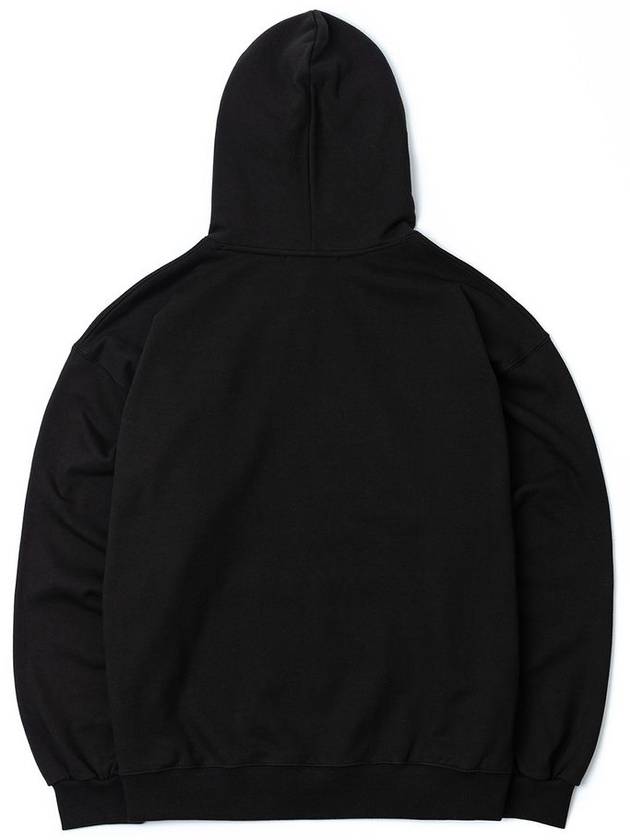 Print Logo Hoodie Black BFMCFTS30 - BACKANDFORTH - BALAAN 3