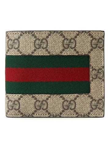 GG Signature Web Halfwallet - GUCCI - BALAAN 1