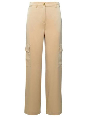 Straight Pants MH330DS99G288 Beige - MICHAEL KORS - BALAAN 1