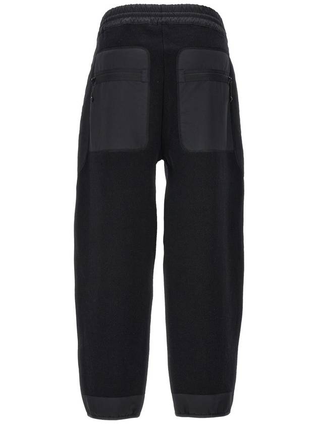 drawstring panel track pants black - MONCLER - BALAAN 3