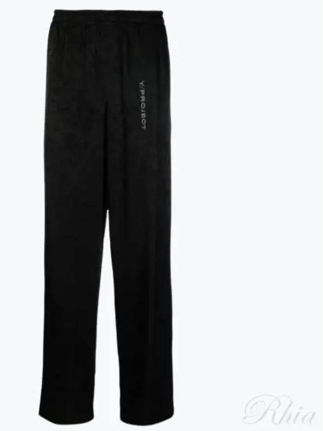 Y Project Pants Pants98S24 Black Logo Embroidery Training - Y/PROJECT - BALAAN 1