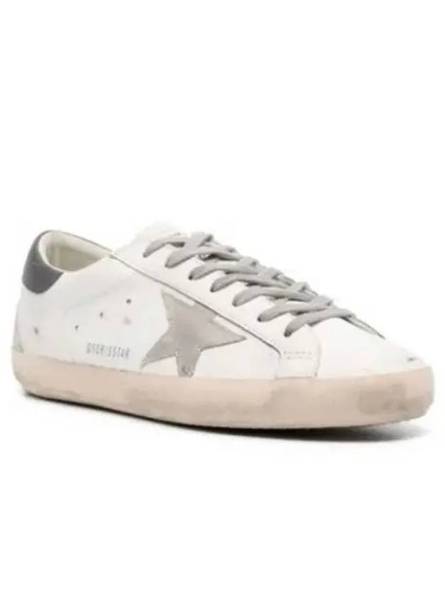 Superstar Grey Tab Low Top Sneakers White - GOLDEN GOOSE - BALAAN 2