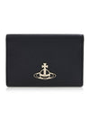 ORB Logo Card Wallet Black - VIVIENNE WESTWOOD - BALAAN 1