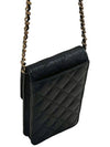 Classic Caviar Ribbon Chain Phone Holder Cross Bag AP3307 - CHANEL - BALAAN 4