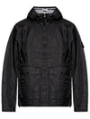 Membrana 3L TC Hooded Jacket Black - STONE ISLAND - BALAAN 3