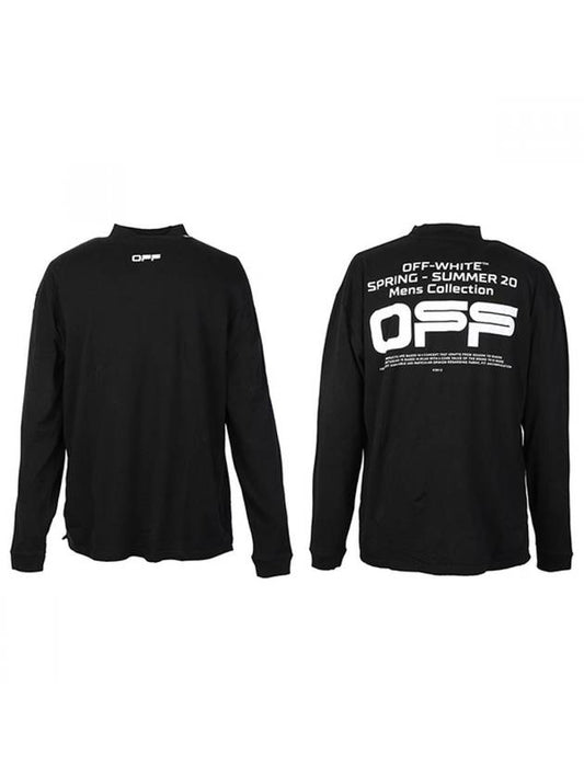 Off Stamp Long Sleeve T-Shirt Black - OFF WHITE - BALAAN 1