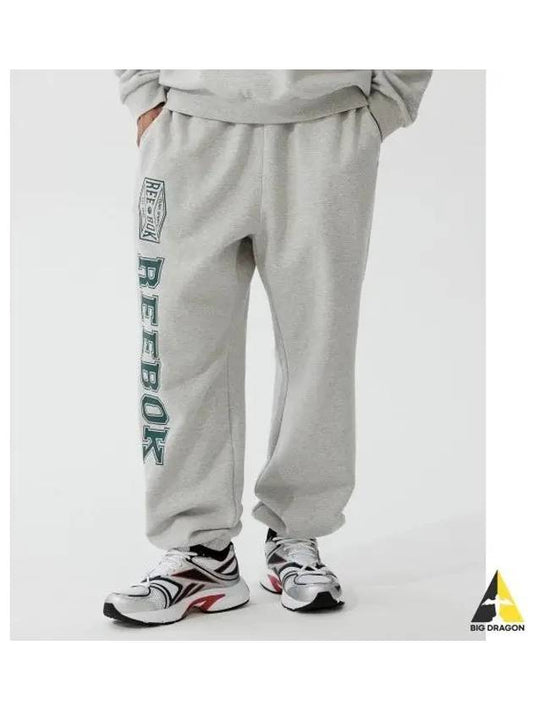 Pump Brushed Sweat Jogger Pants Gray - REEBOK - BALAAN 1