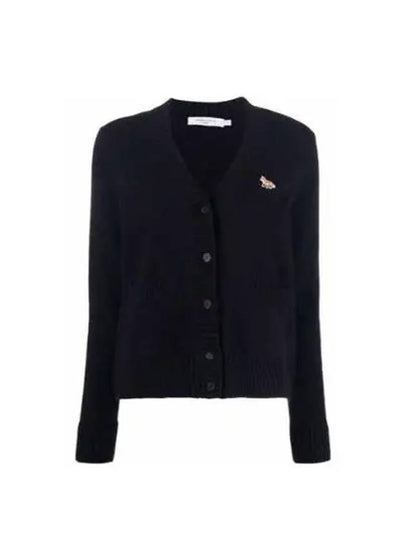 Baby Fox Patch Boxy Cardigan Navy - MAISON KITSUNE - BALAAN 2