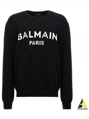 Paris Wool Sweater DH1KD000KG97 EAB - BALMAIN - BALAAN 1