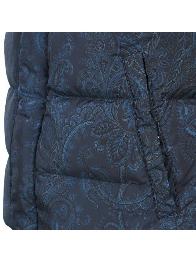 Paisley Padding Vest Navy - ETRO - BALAAN 9