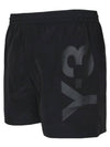 Logo Nylon Swim Shorts Black - Y-3 - BALAAN.