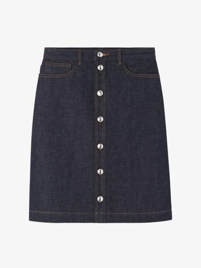 Women's Therese A-Line Skirt Indigo - A.P.C. - BALAAN 2