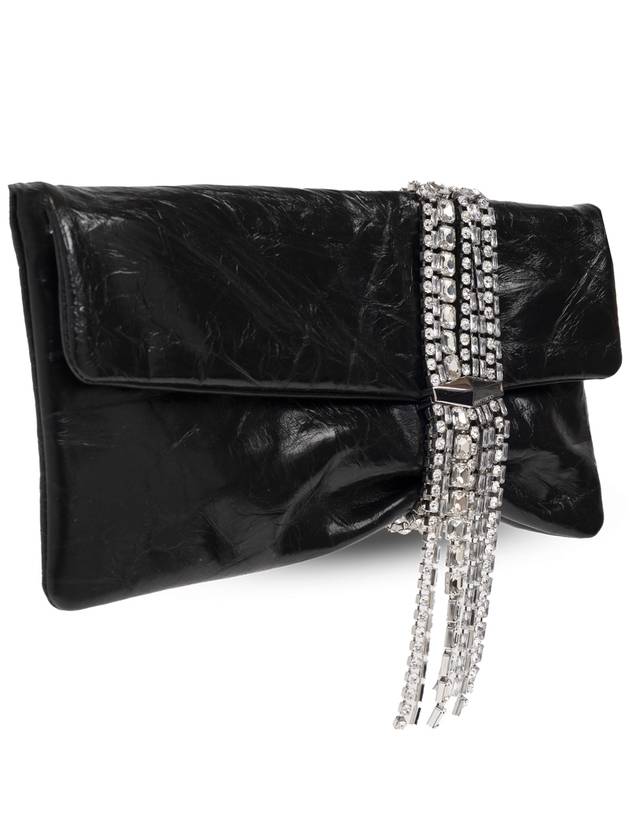 Jimmy Choo Clutch Zandra, Women's, Black - JIMMY CHOO - BALAAN 4