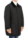 Quilted Thermoregulated Barn Jacket Black - BURBERRY - BALAAN 5