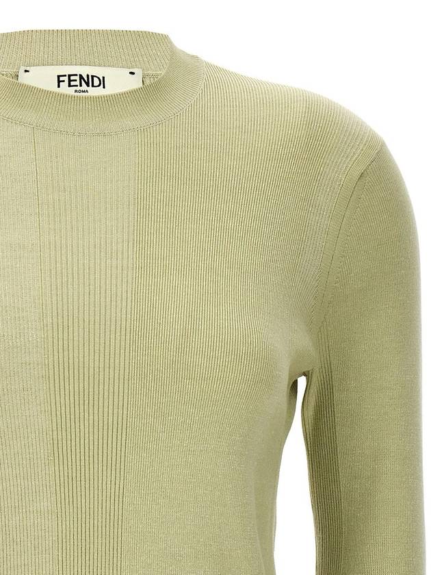 Sweater FZXB54ARV5F0WWE OLIVE GREEN - FENDI - BALAAN 4