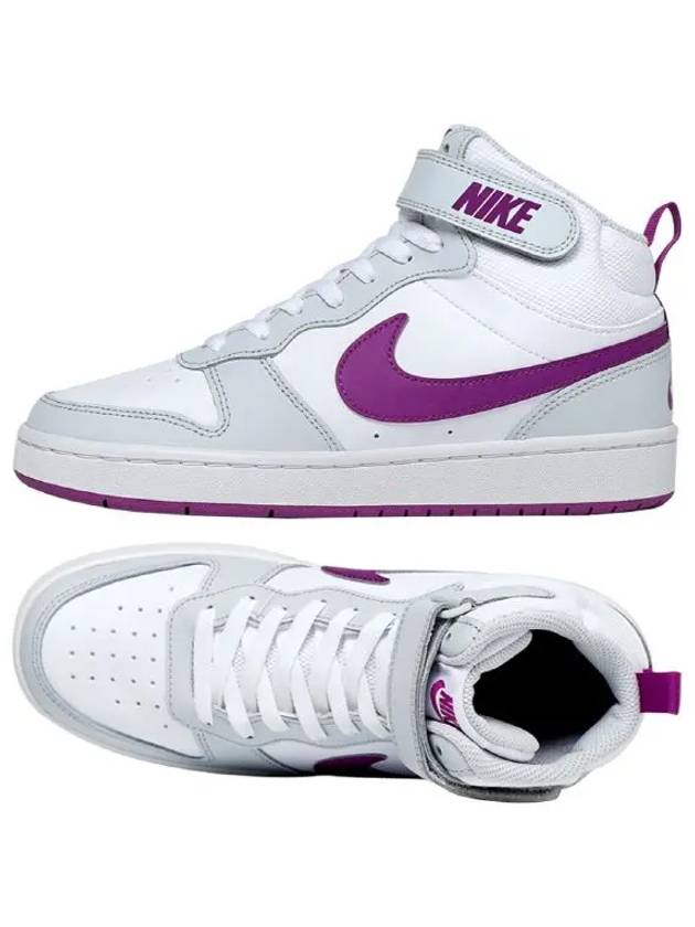 Kids Adult Sneakers Court Burrow Mid 2 Vivid Purple CD7782 009 - NIKE - BALAAN 6