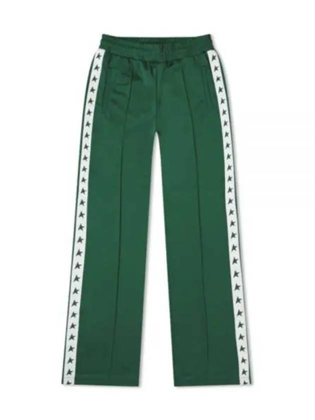 Side Star Logo Track Pants Green - GOLDEN GOOSE - BALAAN 2