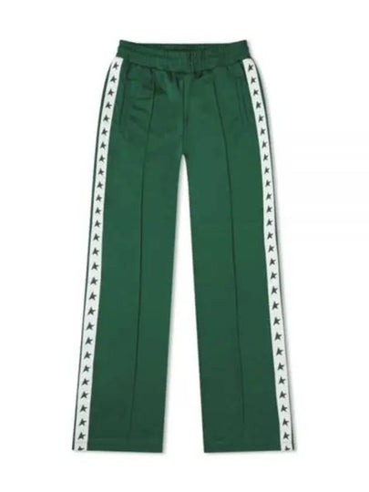 Side Star Logo Track Pants Green - GOLDEN GOOSE - BALAAN 2