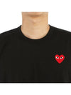 Red Waffen Men's Short Sleeve TShirt AZ T108 051 1 - COMME DES GARCONS - BALAAN 6