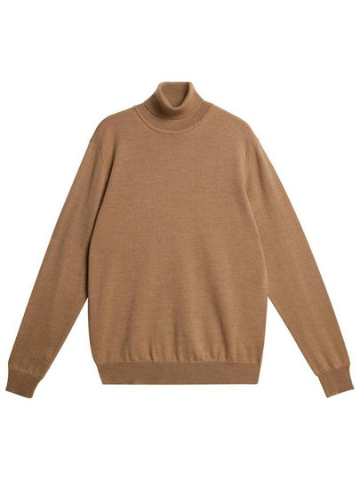 Lyd Merino Wool Turtleneck Chipmunk - J.LINDEBERG - BALAAN 2