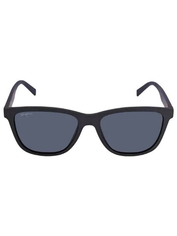 Eyewear Rectangular Sunglasses Blue Black - SALVATORE FERRAGAMO - BALAAN 1