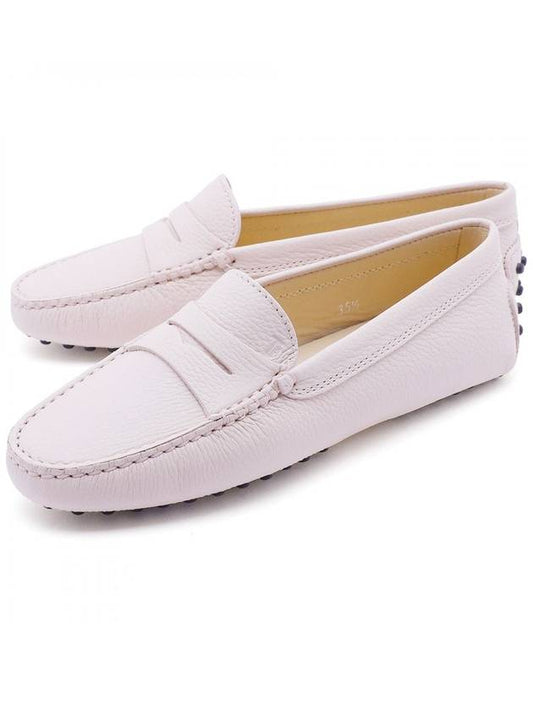 Women's Gommino Leather Driving Shoes Pink - TOD'S - BALAAN 2