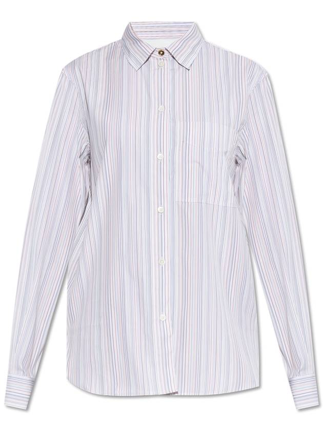 Paul Smith Shirt With Stripe Pattern, Women's, White - PAUL SMITH - BALAAN 1