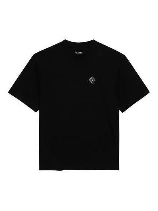 Cultivate Logo Short Sleeve T Shirt Black I03065889 - CARHARTT - BALAAN 1