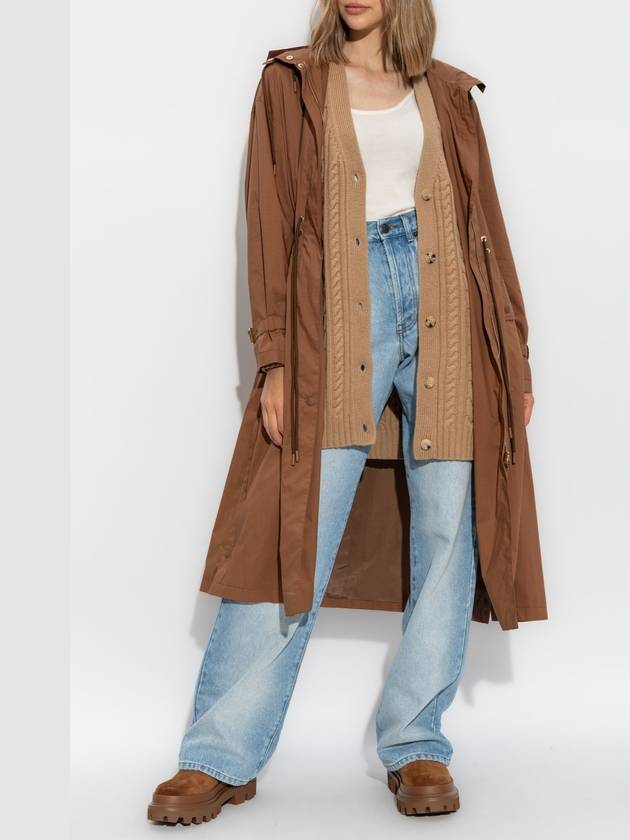 Max Mara Parka With Drawstring Augusta, Women's, Brown - MAX MARA - BALAAN 2