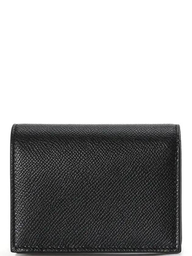 Vara Bow Gloss Flap Half Wallet Black - SALVATORE FERRAGAMO - BALAAN 4