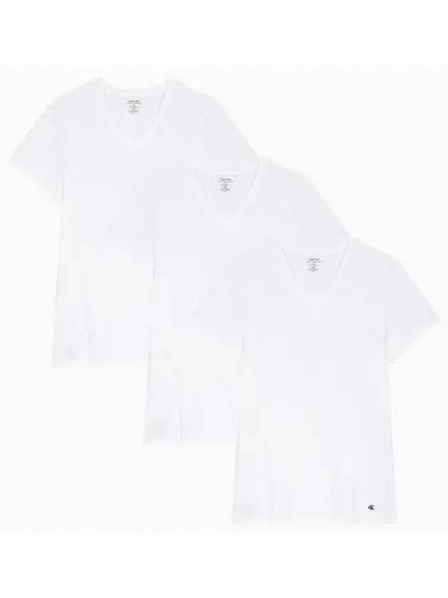 UNDERWEAR Men s Cotton Classic V neck 3PK NB4052100 - CALVIN KLEIN - BALAAN 1