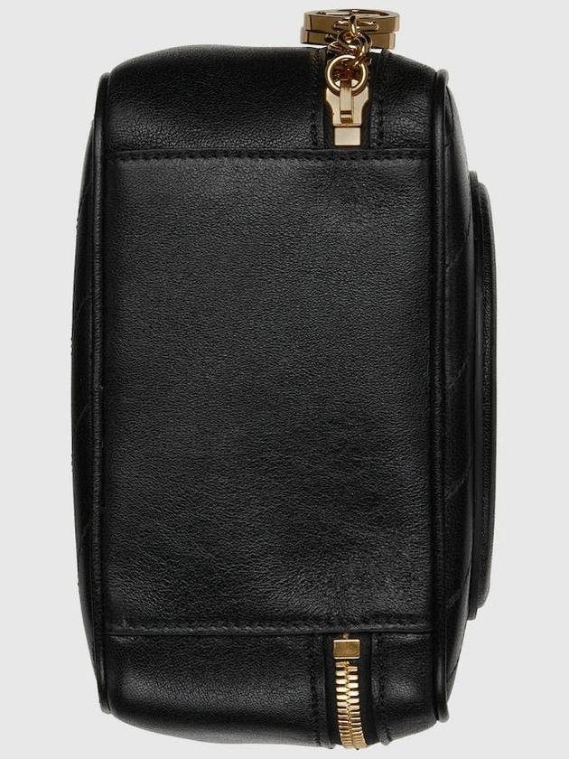 Blondie Top Zipper Leather Shoulder Bag Black - GUCCI - BALAAN 11