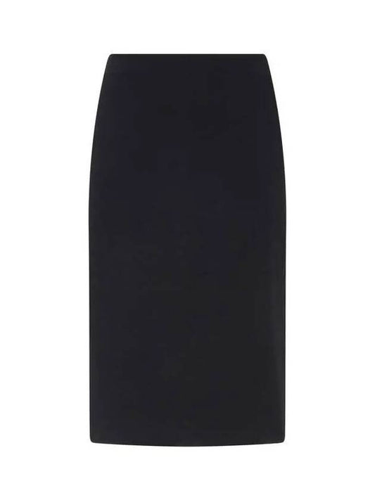 Women s Solid Stretch Skirt Black 270013 - EMPORIO ARMANI - BALAAN 1