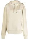 Chest Logo Print Classic Fit Cotton Hoodie Light Khaki - JACQUEMUS - BALAAN 2