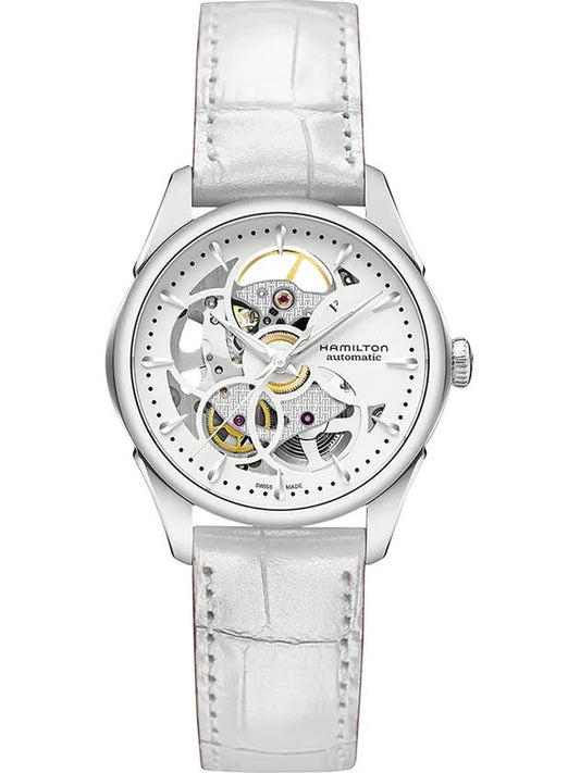 Jazzmaster Viewmatic Skeleton Watch White - HAMILTON - BALAAN 1