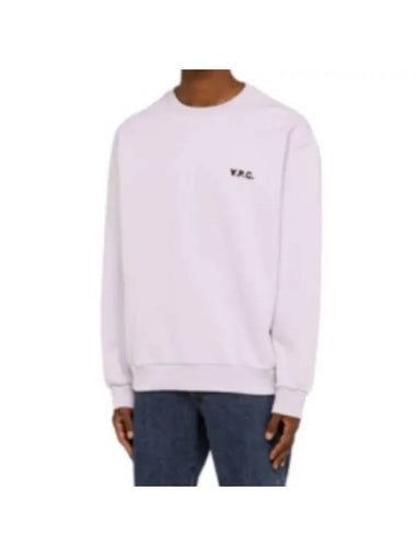 Clint Chest Logo Sweatshirt White - A.P.C. - BALAAN 1