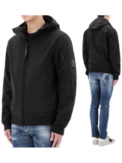 Shell-R Hooded Jacket Black - CP COMPANY - BALAAN 2