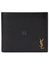 Tiny Monogram Half Wallet Black Gold - SAINT LAURENT - BALAAN 2