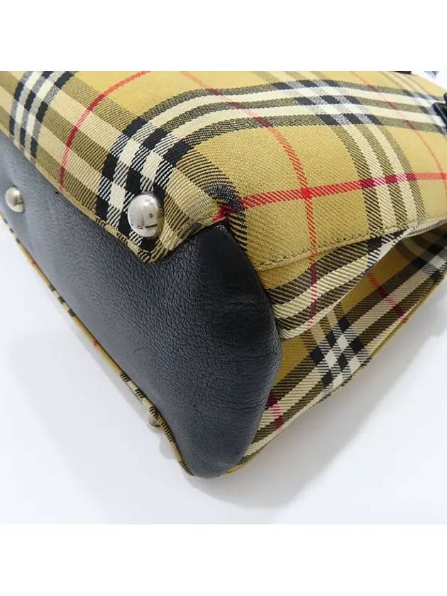 4076953 Vintage check BANNER medium tote bag shoulder strap 2WAY - BURBERRY - BALAAN 6