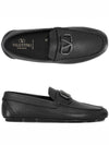 V Logo 4Y2S0G30 BNT 0NO Men's Loafer Shoes - VALENTINO - BALAAN 1