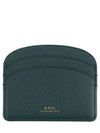 Demi Lune Card Wallet Butt Dark Green - A.P.C. - BALAAN 2