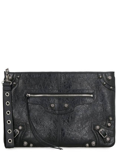 Le Cagole Large Clutch Bag Black - BALENCIAGA - BALAAN 2