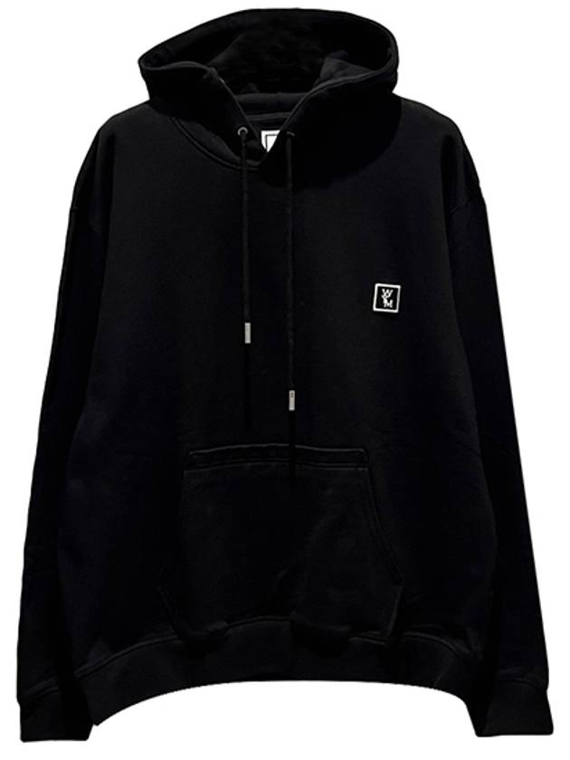 WYM Patch Back Logo Hooded Black Men's T-Shirt W223TS31723B - WOOYOUNGMI - BALAAN 2